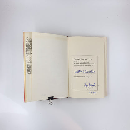 Theatre un-royal: Or, "They call them comedians," a history of the Theatre, sometime Royal, Marefair, Northampton - Lou Warwick (SIGNED)