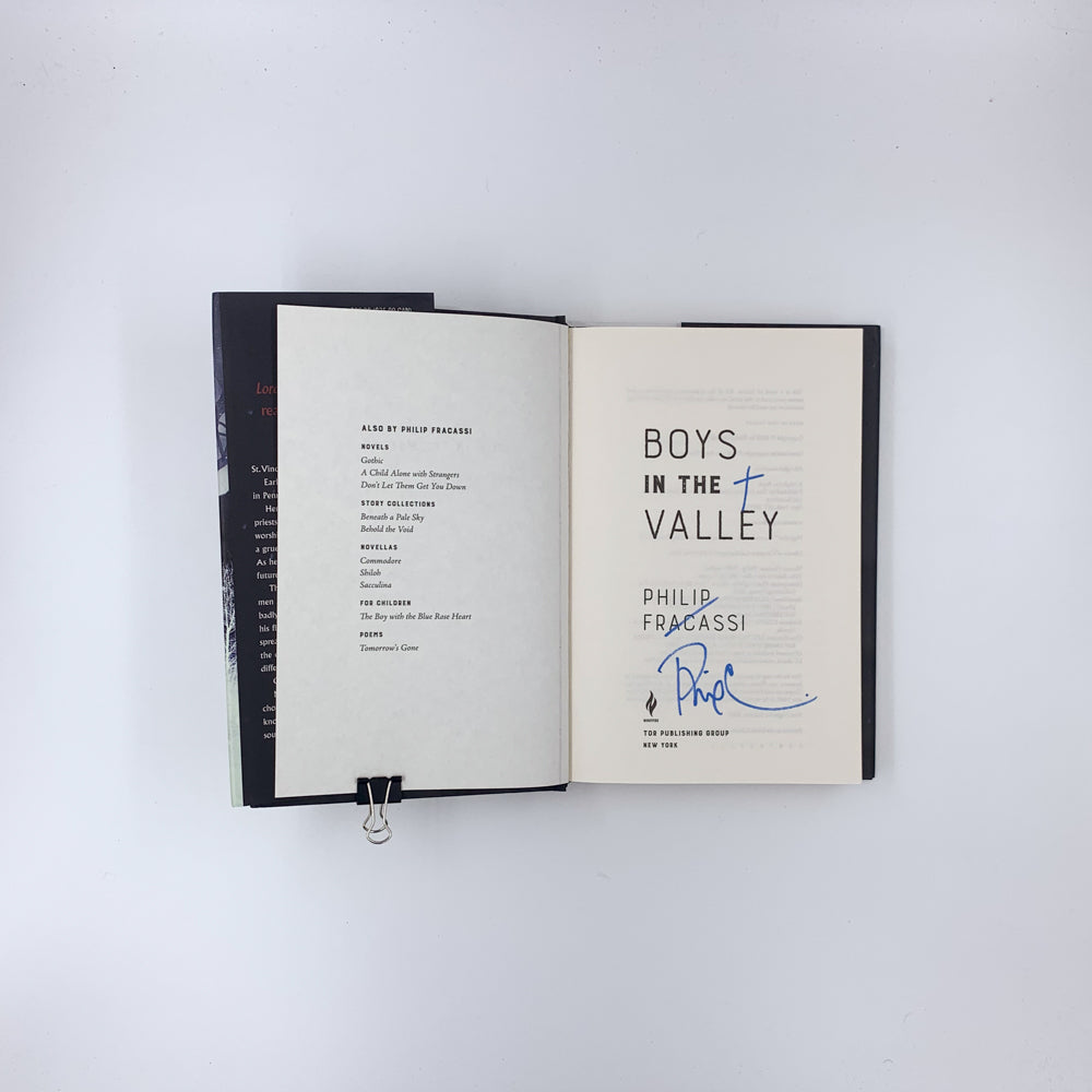 Boys in the Valley - Philip Fracassi (SIGNED)