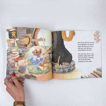 The Book Witch, the Wee White Dog, and the Little Free Library - Lana Shupe  & Tegan Thomas