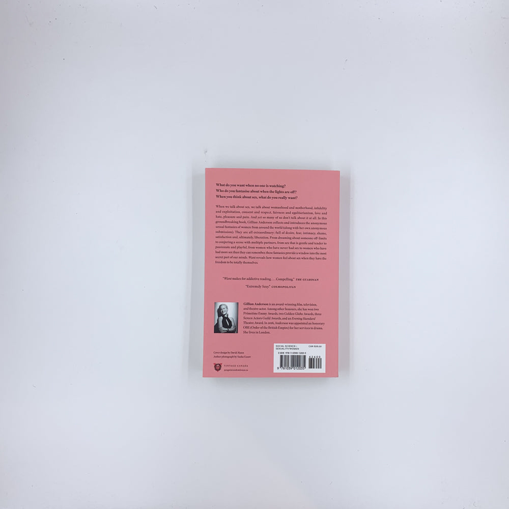 Want - Gillian Anderson (Paperback edition)