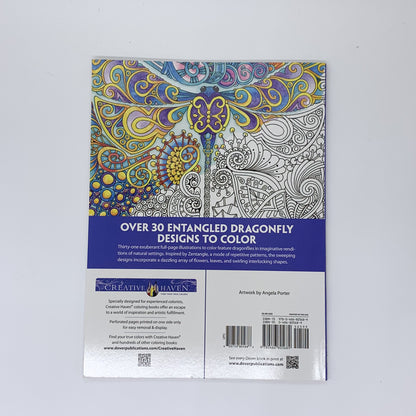 Creative Haven Entangled Dragonflies Coloring Book - Angela Porter