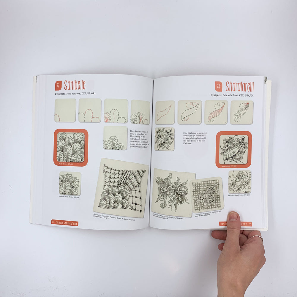 The Great Zentangle Book: Learn to Tangle with 101 Favorite Patterns - Beate Winkler