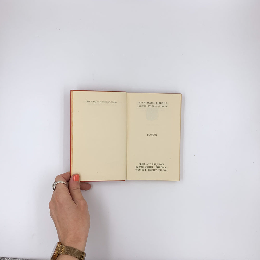 Pride and Prejudice - Jane Austen (Everyman's Library 1944)