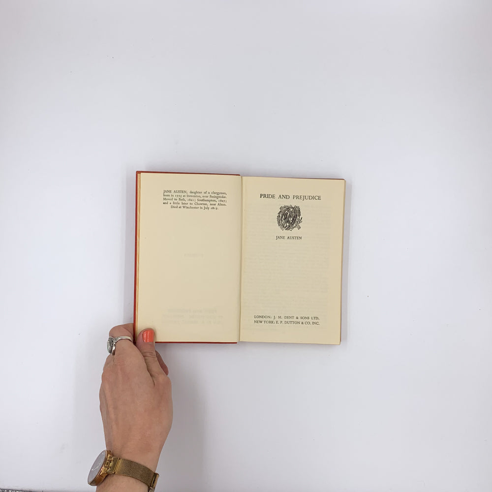 Pride and Prejudice - Jane Austen (Everyman's Library 1944)