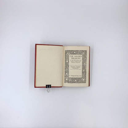 The Golden Treasury Of The Best Songs and Lyrical Poems in the English Language - F. T. Palgrave