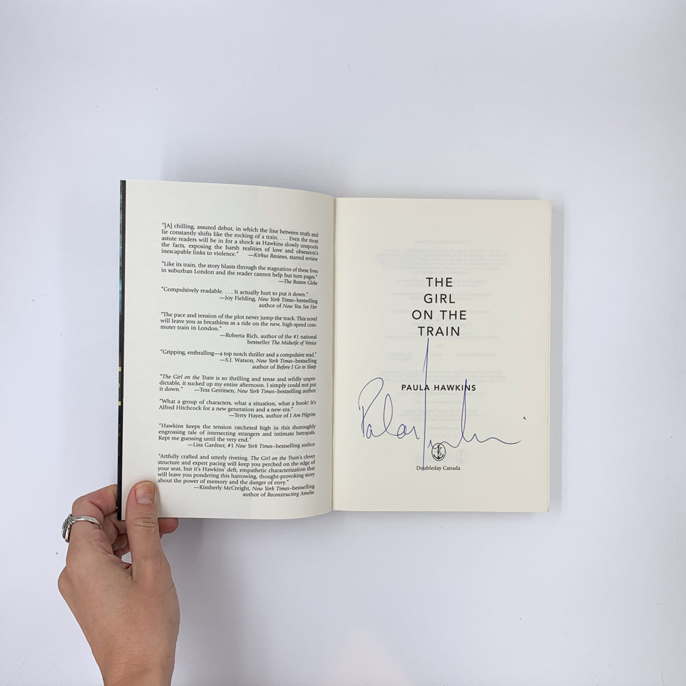 The Girl on the Train - Paula Hawkins (SIGNED)
