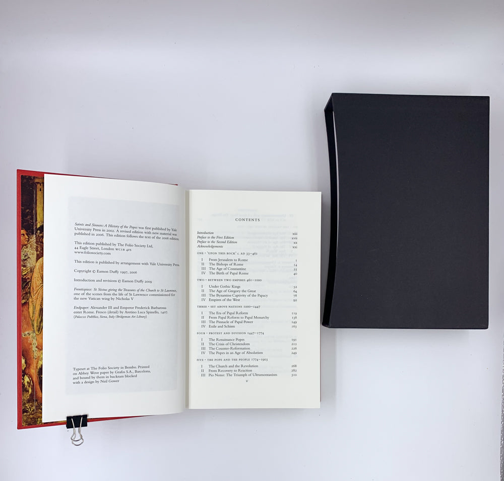 Saints and Sinners A History of the Popes - Eamon Duffy (Folio Society)