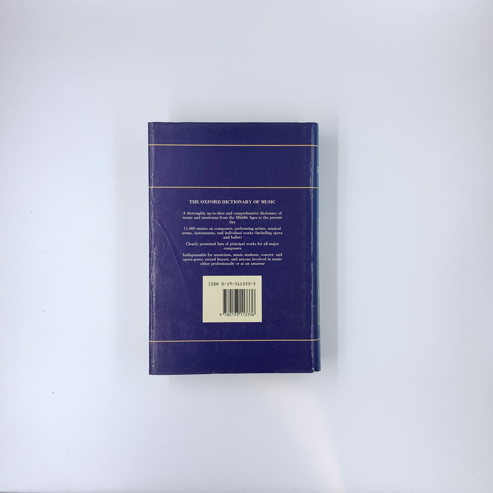 The Oxford Dictionary of Music - Michael Kennedy