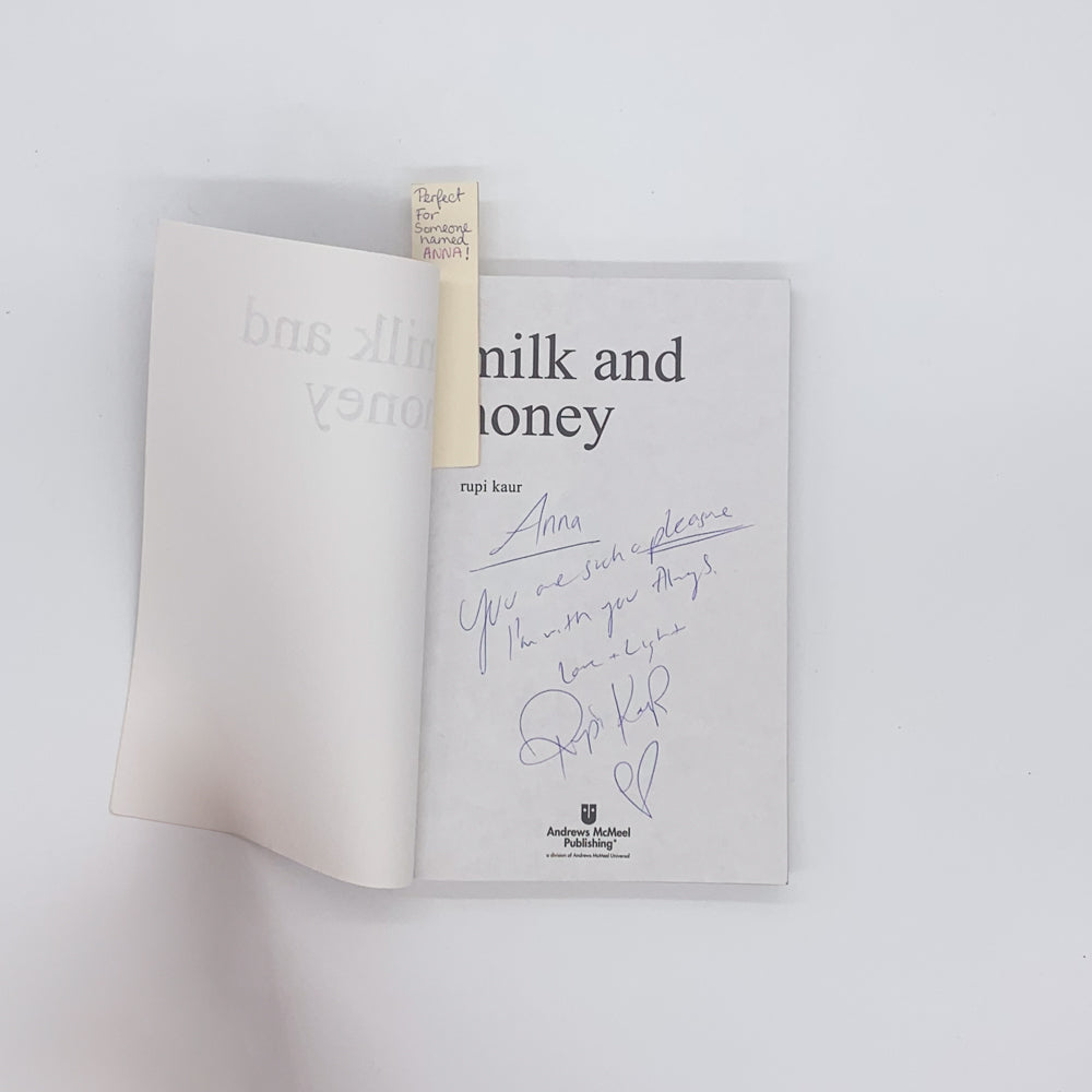 Milk and Honey - Rupi Kaur (SIGNED)